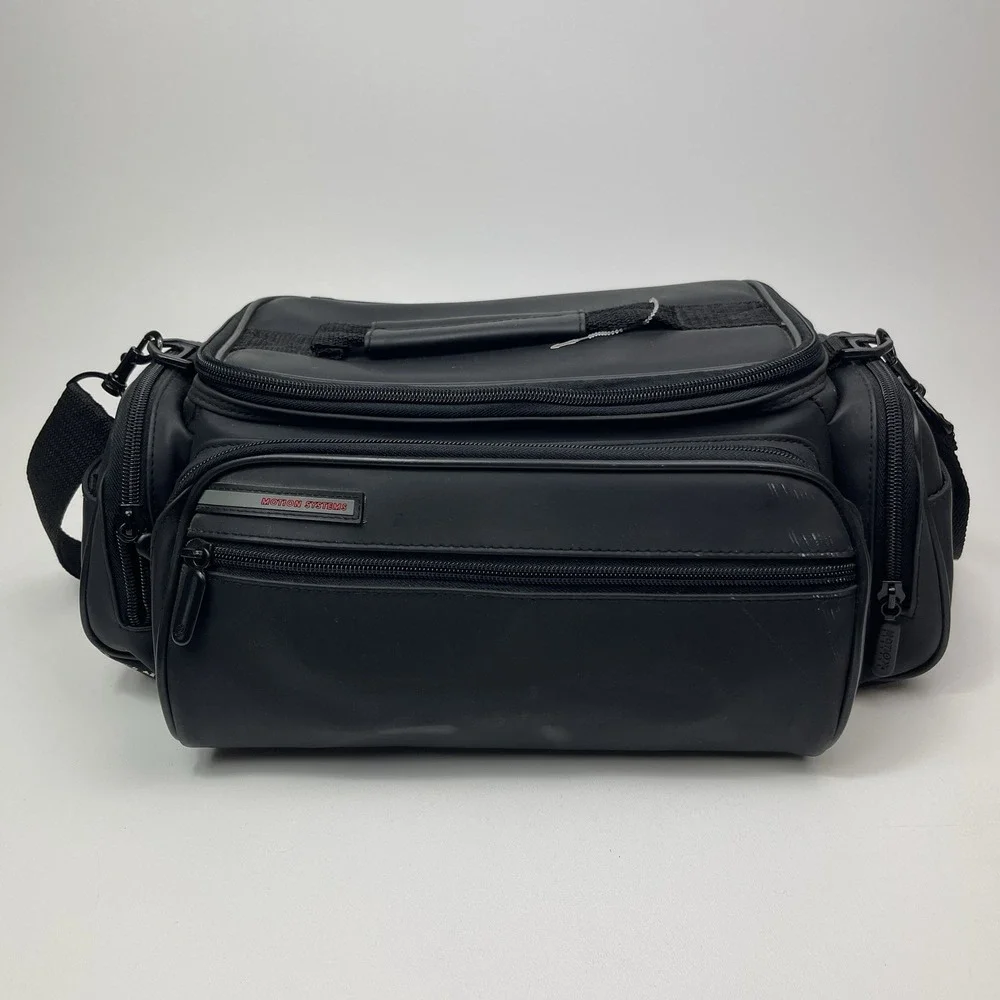 Motion‎ Systems Camera Camcorder Faux Leather Carrying Case Bag Padded Pockets